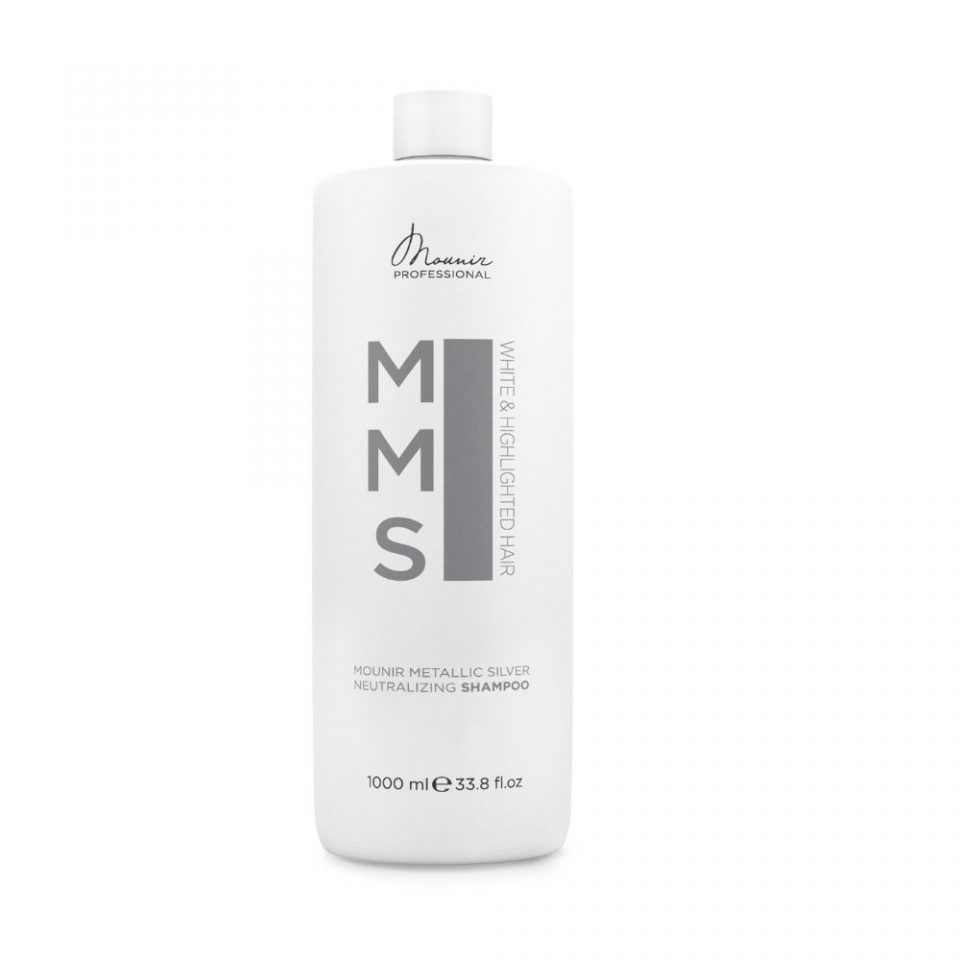 MMS Shampoo - Mounir Metallic Silver - Neutralizing Shampoo 1000 ml